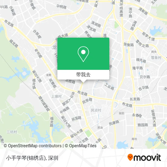 小手学琴(锦绣店)地图