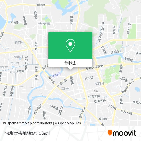 深圳碧头地铁站北地图