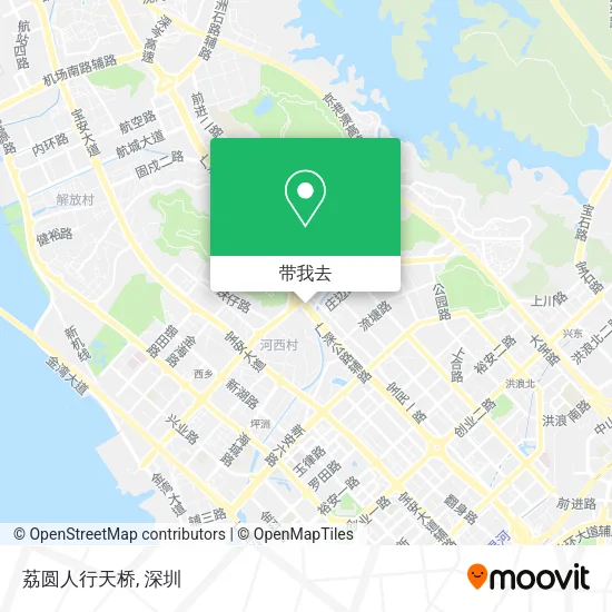 荔圆人行天桥地图