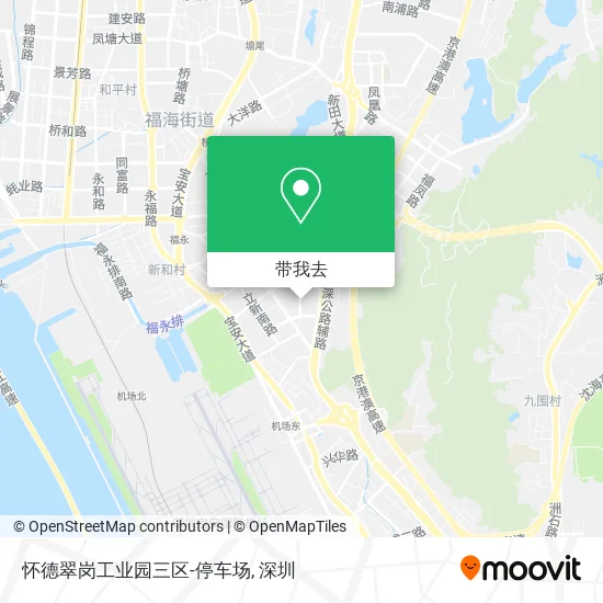 怀德翠岗工业园三区-停车场地图