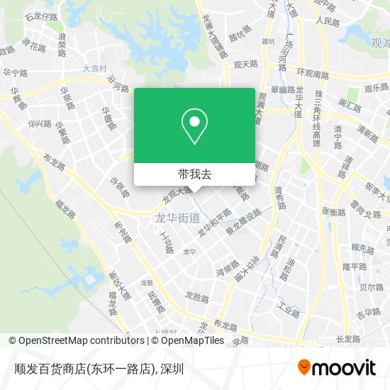 顺发百货商店(东环一路店)地图