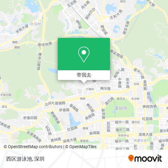 西区游泳池地图