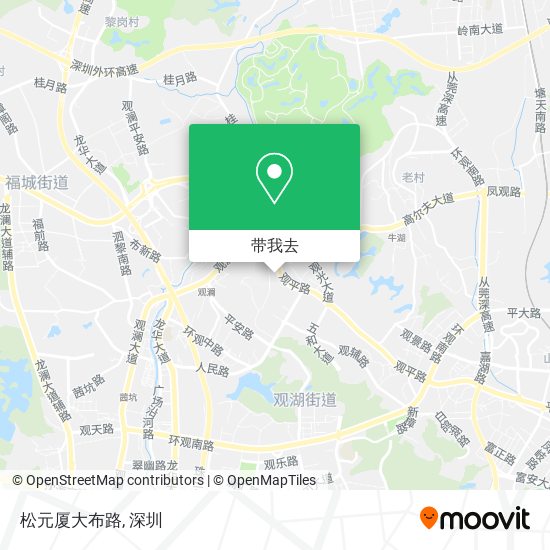 松元厦大布路地图