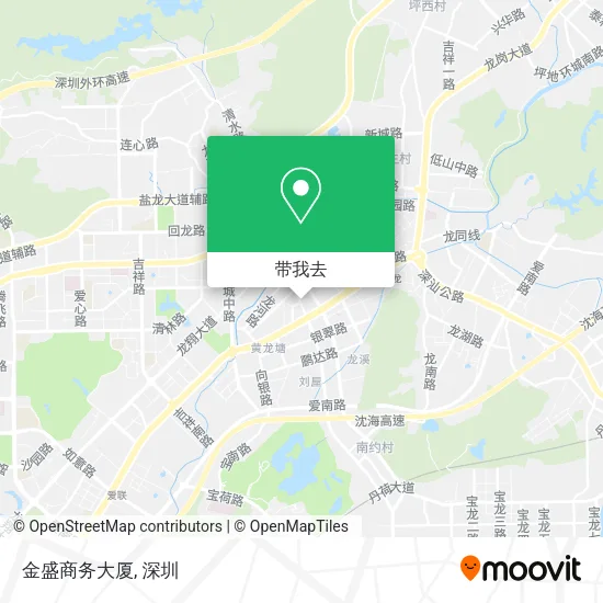 金盛商务大厦地图