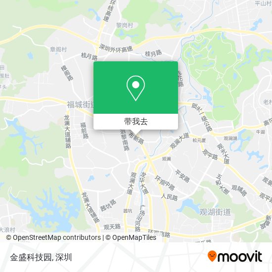 金盛科技园地图