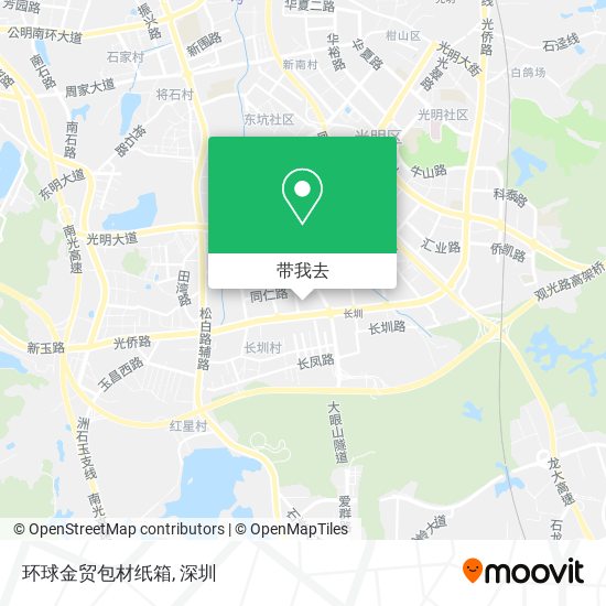 环球金贸包材纸箱地图