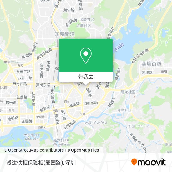 诚达铁柜保险柜(爱国路)地图