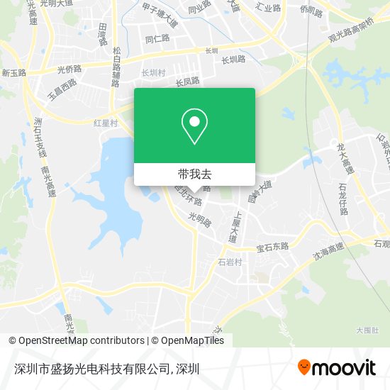 深圳市盛扬光电科技有限公司地图