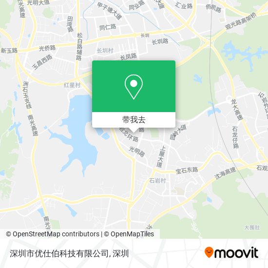 深圳市优仕伯科技有限公司地图
