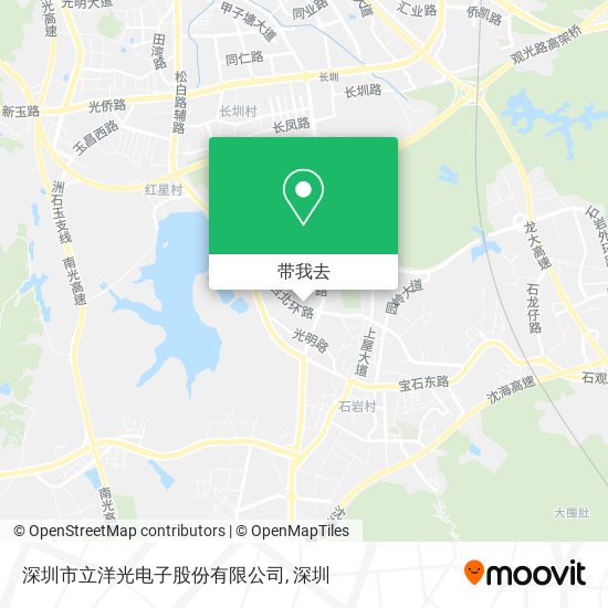 深圳市立洋光电子股份有限公司地图