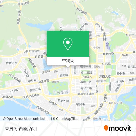 香居阁-西座地图