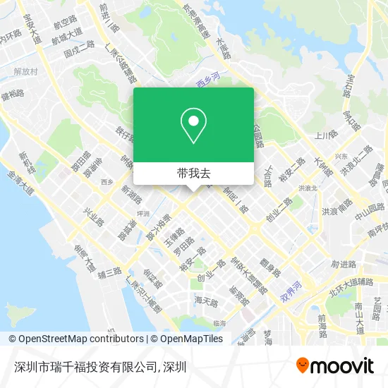 深圳市瑞千福投资有限公司地图