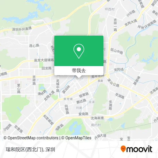 瑞和院区(西北门)地图