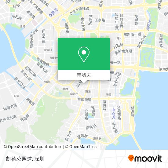 凯德公园道地图