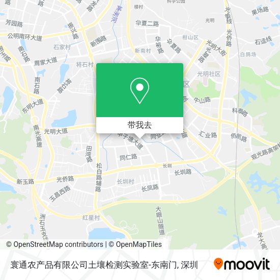 寰通农产品有限公司土壤检测实验室-东南门地图