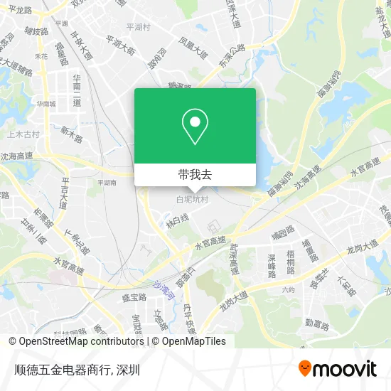顺德五金电器商行地图