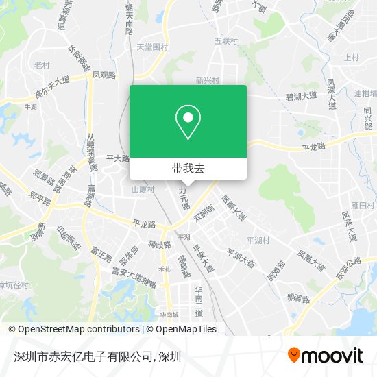 深圳市赤宏亿电子有限公司地图