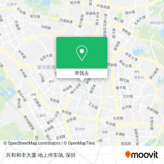 共和和丰大厦-地上停车场地图