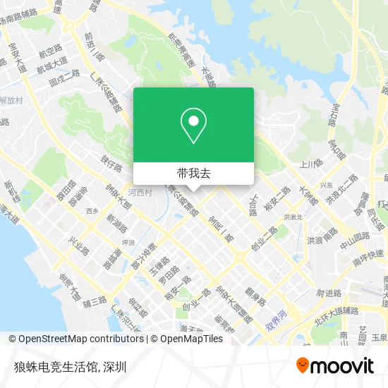 狼蛛电竞生活馆地图
