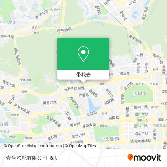 壹号汽配有限公司地图