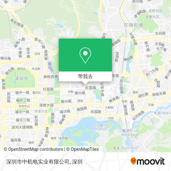 深圳市中机电实业有限公司地图