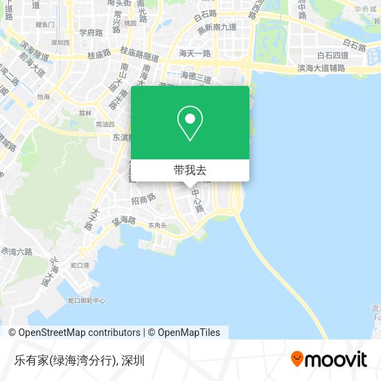 乐有家(绿海湾分行)地图