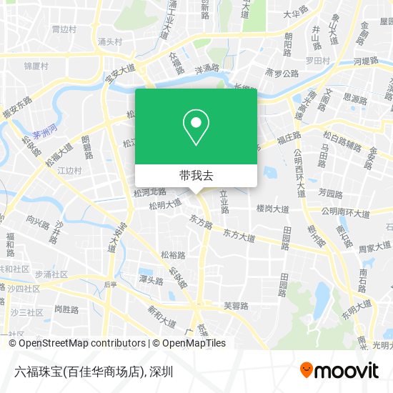 六福珠宝(百佳华商场店)地图