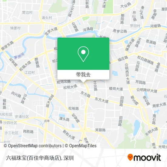 六福珠宝(百佳华商场店)地图