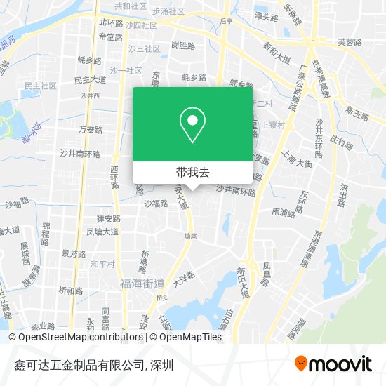 鑫可达五金制品有限公司地图
