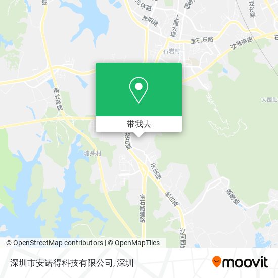 深圳市安诺得科技有限公司地图