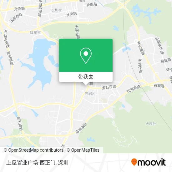上屋置业广场-西正门地图