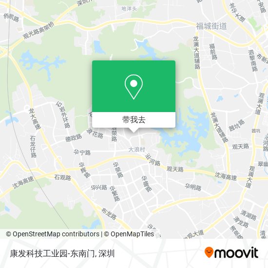 康发科技工业园-东南门地图