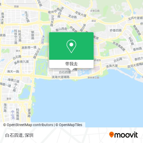 白石四道地图