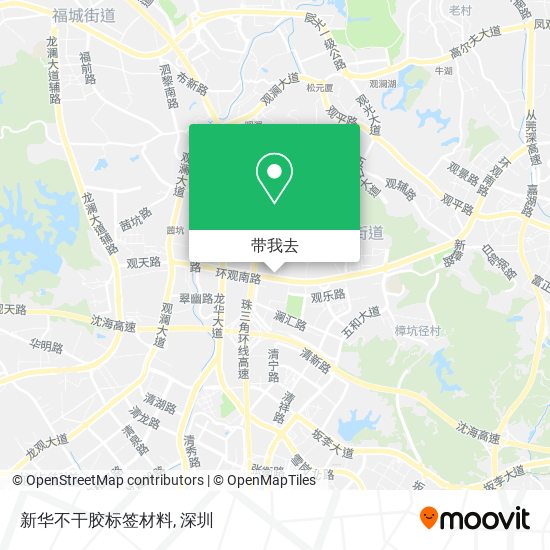 新华不干胶标签材料地图