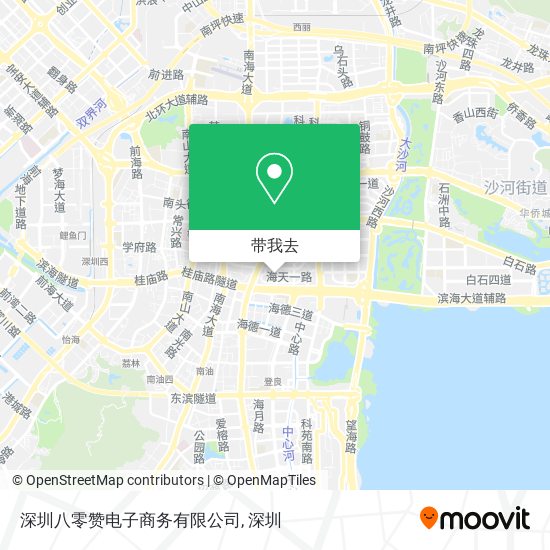 深圳八零赞电子商务有限公司地图