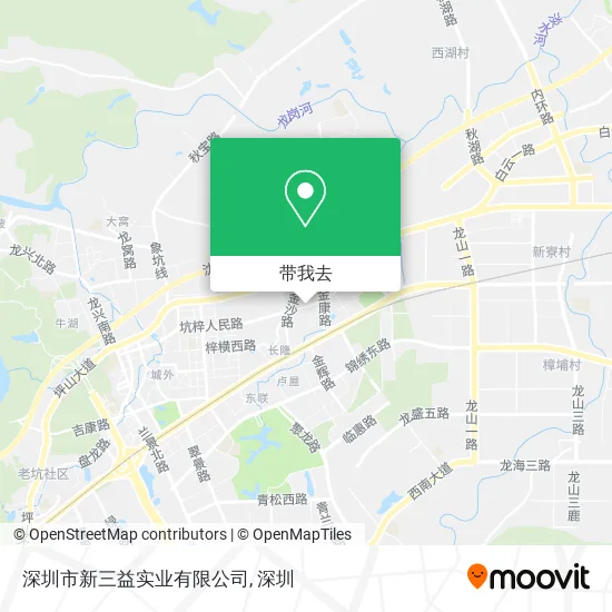 深圳市新三益实业有限公司地图