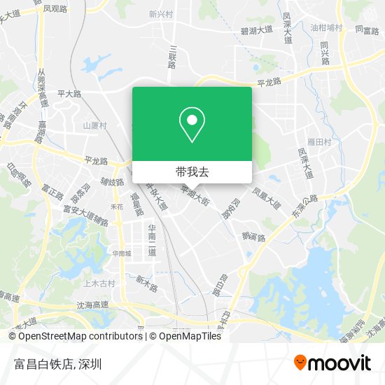 富昌白铁店地图