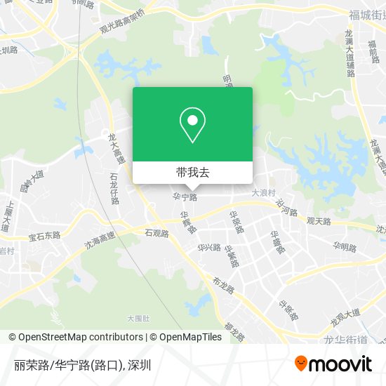 丽荣路/华宁路(路口)地图
