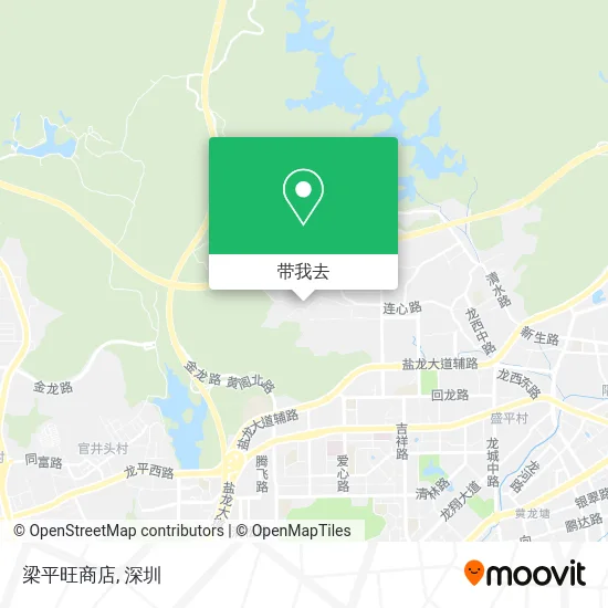 梁平旺商店地图