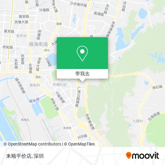 来顺平价店地图