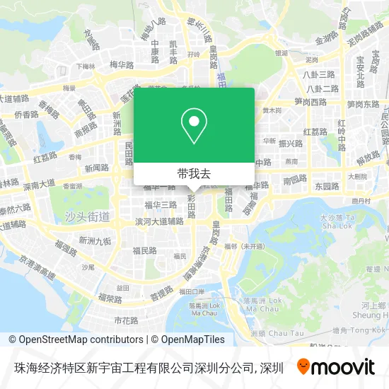 珠海经济特区新宇宙工程有限公司深圳分公司地图
