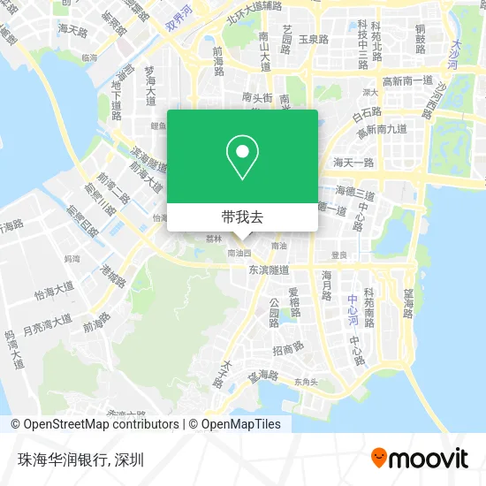 珠海华润银行地图