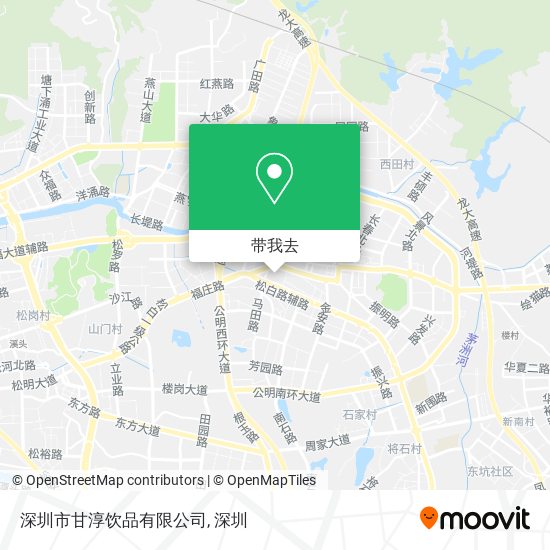 深圳市甘淳饮品有限公司地图