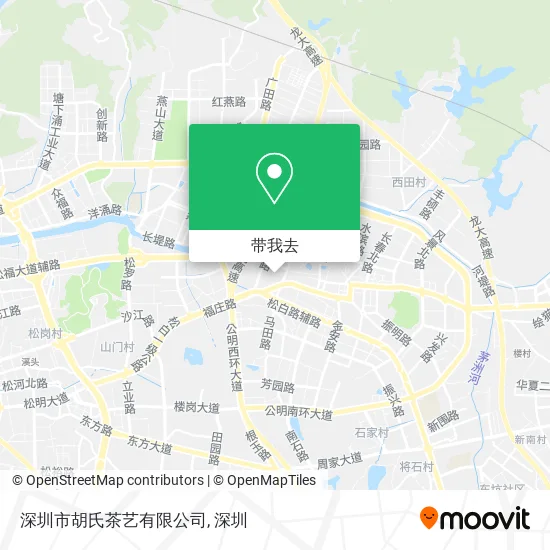 深圳市胡氏茶艺有限公司地图