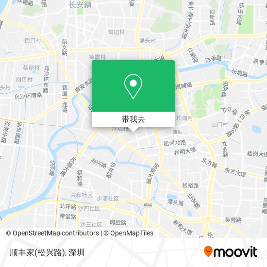 顺丰家(松兴路)地图