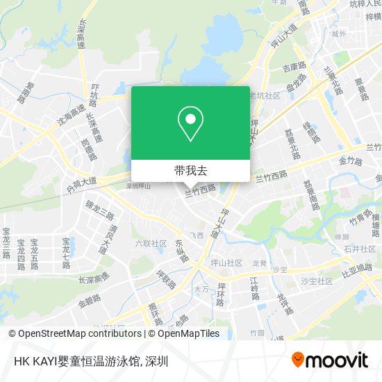 HK KAYI婴童恒温游泳馆地图