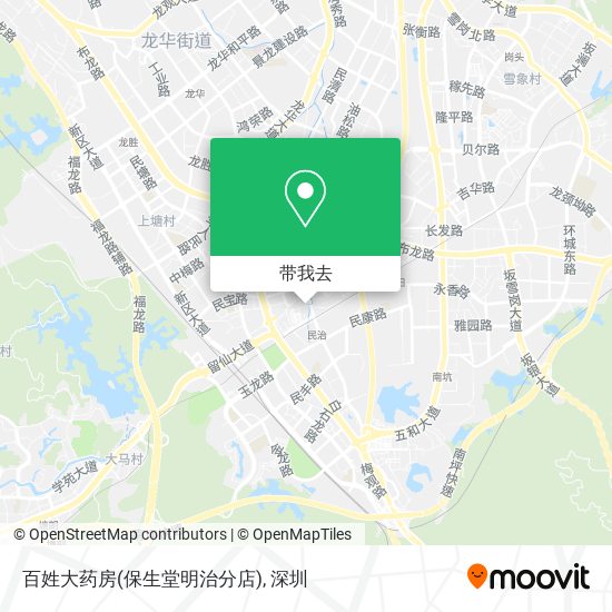 百姓大药房(保生堂明治分店)地图