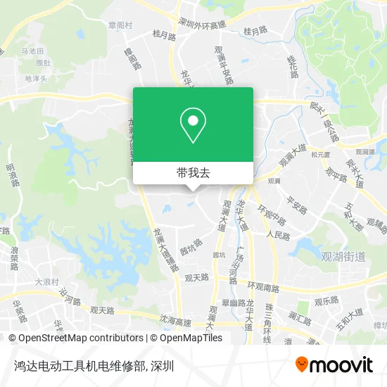 鸿达电动工具机电维修部地图