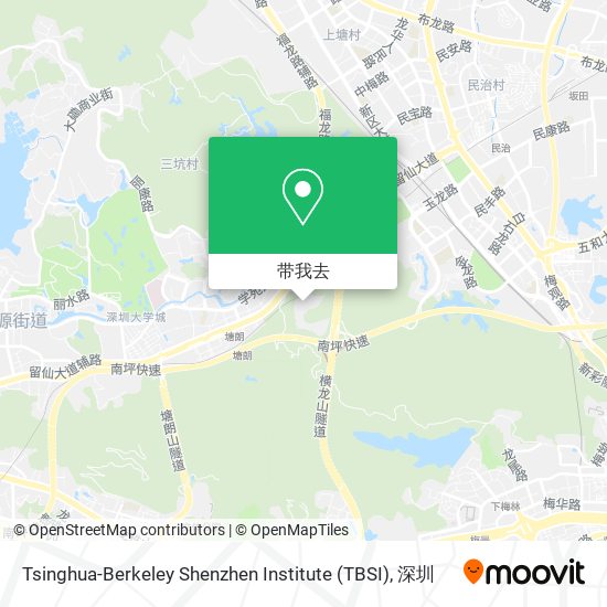 Tsinghua-Berkeley Shenzhen Institute (TBSI)地图