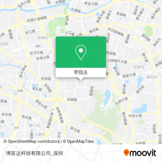 博富达科技有限公司地图